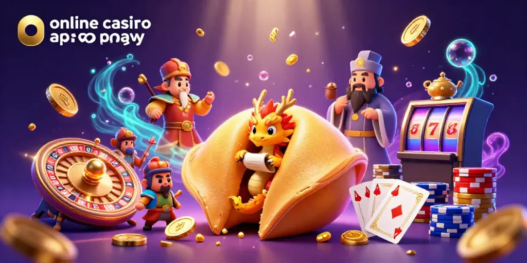 Win big at online casino apple pay with immersive 3D illustration showcasing vibrant casino elements.